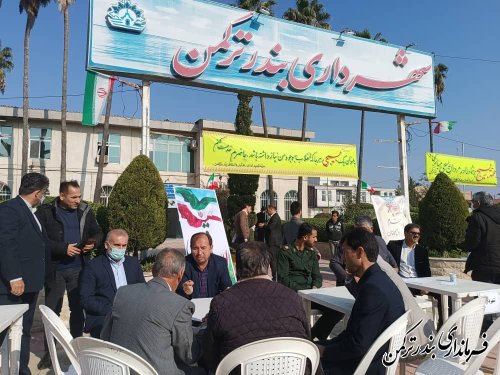 جلسه میز خدمت شهر بندرترکمن در روز یکشنبه برگزار شد