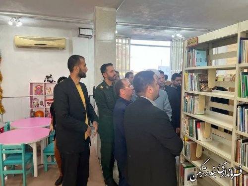 چهارمین کتابخانه عمومی روستایی شهرستان ترکمن افتتاح گردید
