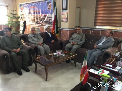 دیدار و گفتگو فرماندار با جناب آقای دکتر کنعانی مدیرکل محترم محیط زیست استان