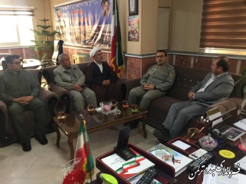 دیدار و گفتگو فرماندار با جناب آقای دکتر کنعانی مدیرکل محترم محیط زیست استان
