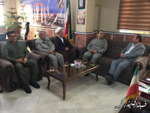 دیدار و گفتگو فرماندار با جناب آقای دکتر کنعانی مدیرکل محترم محیط زیست استان