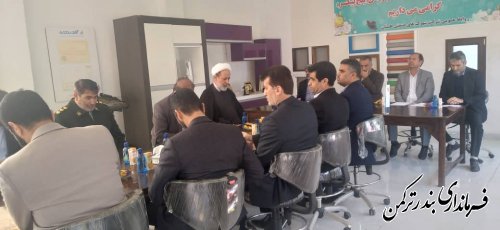 جلسه بررسی مشکلات شهرک صنعتی پنج پیکر بندرترکمن برگزار شد