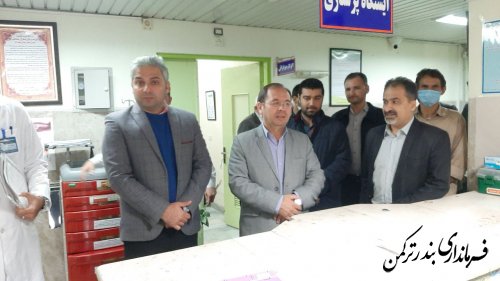 تجلیل فرماندار از پرستاران بیمارستان امام خمینی (ره) شهرستان ترکمن