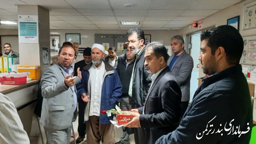 تجلیل فرماندار از پرستاران بیمارستان امام خمینی (ره) شهرستان ترکمن