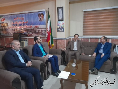 دیدار و گفتگو فرماندار با جناب آقای کیانی مدیرکل محترم اداره بهزیستی استان