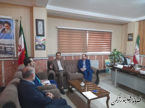دیدار و گفتگو فرماندار با جناب آقای کیانی مدیرکل محترم اداره بهزیستی استان