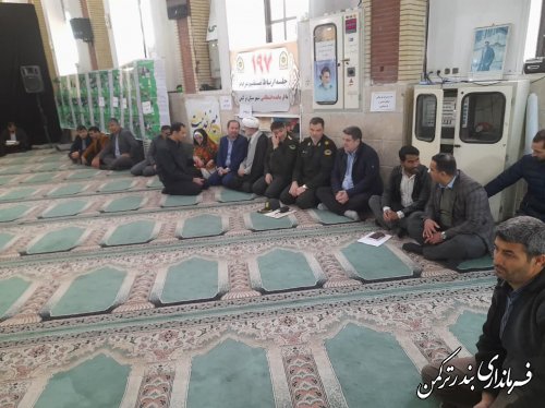 جلسه میز خدمت شهر بندرترکمن در روز جمعه برگزار شد