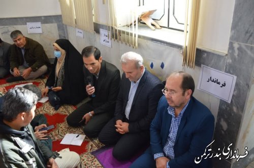 جلسه میز خدمت قزاق محله شهر بندرترکمن در روز یکشنبه برگزار شد
