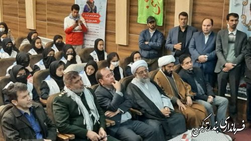 مراسم استقبال از پیکر مطهر شهید گمنام دفاع مقدس در شهرستان ترکمن برگزار شد