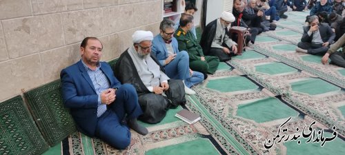 مراسم سومین سالگرد شهید حاج قاسم سلیمانی در بندرترکمن برگزار شد