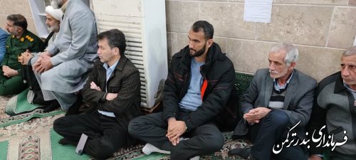 مراسم سومین سالگرد شهید حاج قاسم سلیمانی در بندرترکمن برگزار شد