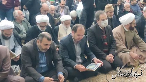 حضور فرماندار شهرستان در مراسم اولین سالگرد ارتحال حضرت آیت الله علوی گرگانی