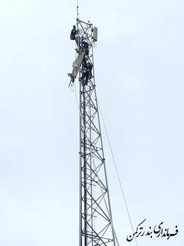 پروژه توسعه تکنولوژی 4G مخابرات در روستای چپاقلی شهرستان ترکمن اجرا گردید 