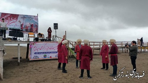 مراسم جشن ملی نوروزگاه برای اولین بار در جزیره آشوراده برگزار شد