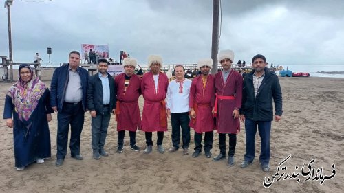 مراسم جشن ملی نوروزگاه برای اولین بار در جزیره آشوراده برگزار شد