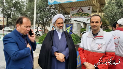 پویش کمک مومنانه در ماه مبارک رمضان در شهرستان ترکمن برگزار گردید