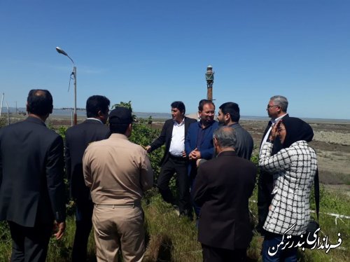 بازدید از اردوگاه دانش آموزی جزیره آشوراده بندرترکمن 