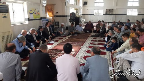 جلسه میز خدمت روستای نیازآباد در روز سه شنبه برگزار شد