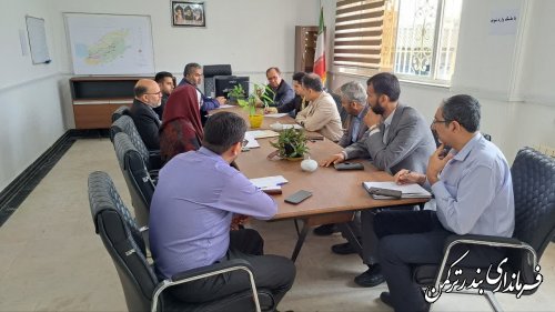 جلسه هماهنگی احداث مرکز بهداشت شهرستان ترکمن برگزار شد.