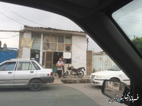  بازدید و نظارت بر خبازی های سطح شهر و روستای شهرستان بندر ترکمن