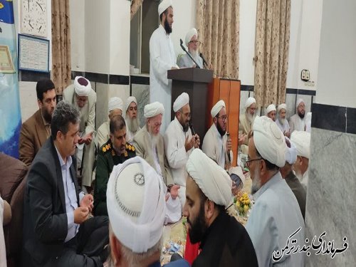 آیین مولودی‌خوانی در حوزه علمیه اعظمیه بندرترکمن