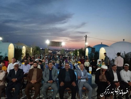 جشن میلاد پیامبر اکرم (ص) و هفته وحدت در روستای اورکت حاجی شهرستان ترکمن