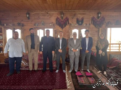 بازدید فرماندار و دادستان بندرترکمن از اقامتگاه بوم گردی روستای اورکت حاجی