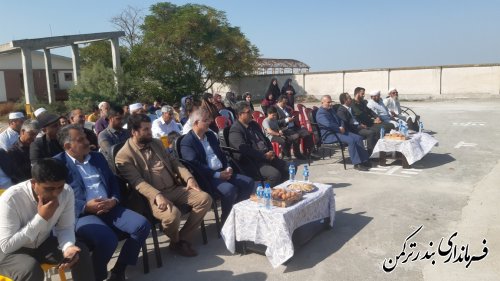 زمین چمن مصنوعی مدرسه قلم چی روستای قره سو افتتاح شد