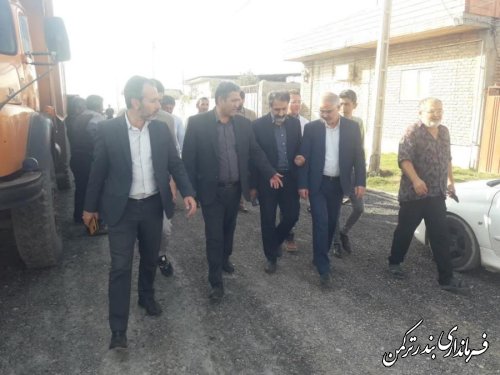 آغاز عملیات آسفالت ۱۱ هزار مترمربع روستای چاپاقلی شهرستان بندرترکمن 