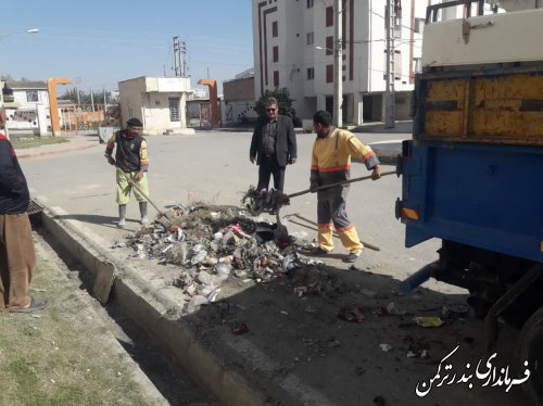 بازدید فرماندار از مسکن مهر مروارید بندر ترکمن