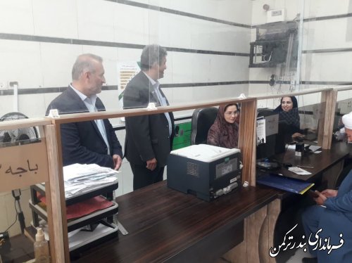 بازدید سرزده فرماندار ترکمن از مرکز پلیس + 10 شهرستان