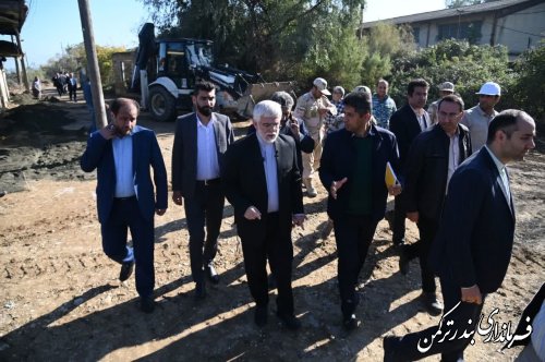 بازدید استاندار گلستان از برخی پروژه‌های قابل افتتاح در دومین سفر رییس جمهور به گلستان