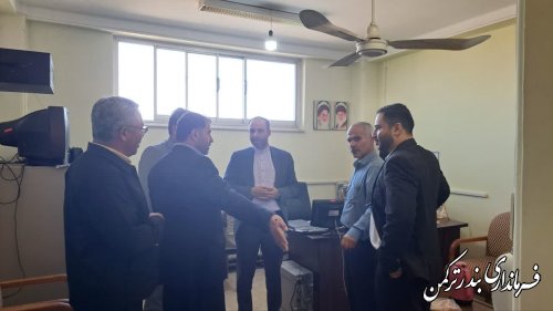 بازدید مشاور استاندار و مدیر کل حراست استانداری گلستان از ستاد انتخابات بندرترکمن