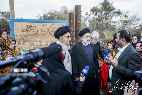 بازدید رئیس جمهور از جزیره آشوراده