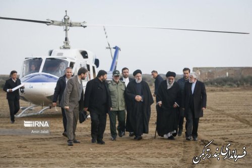 بازدید رئیس جمهور از جزیره آشوراده