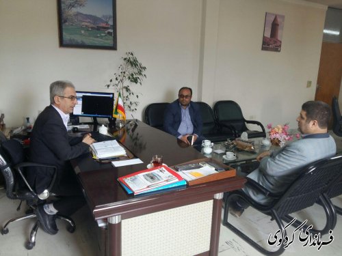 دیدار اعضاء هیات بازرسی ستاد انتخابات شهرستان کردکوی با فرماندار