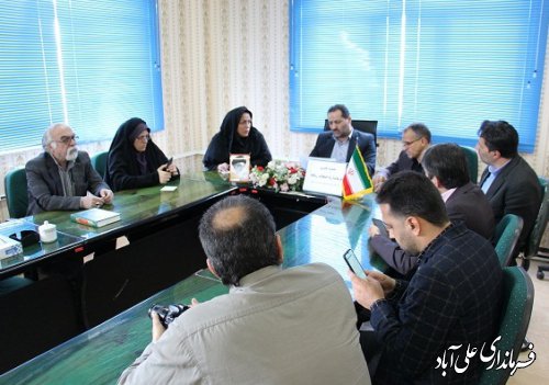 برگزاری نشست خبری با اصحاب رسانه شهرستان علی آباد کتول