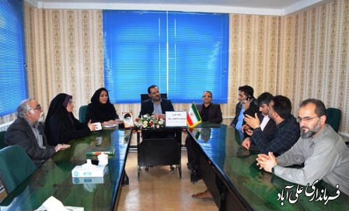 برگزاری نشست خبری با اصحاب رسانه شهرستان علی آباد کتول