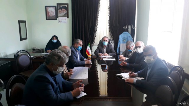 برگزاری نشست هم اندیشی فرماندار مینودشت و اعضای هیات های نظارت برانتخابات