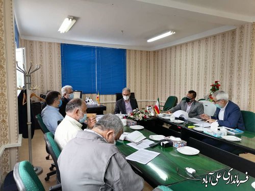 نشست اعضای هیئت اجرایی انتخابات با فرماندار علی آباد کتول