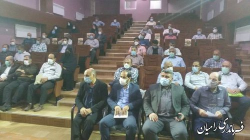 جلسه توجیهی نمایندگان بخشدار بخش فندرسک شهرستان رامیان برگزار شد