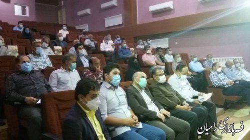 جلسه توجیهی نمایندگان بخشدار بخش فندرسک شهرستان رامیان برگزار شد