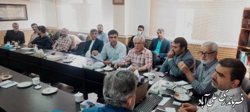 دومین جلسه ستاد اجرایی انتخابات علی آبادکتول برگزار شد