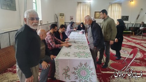 گزارش تصویری // حضور مردم روستای گرجی محله شهرستان کردکوی