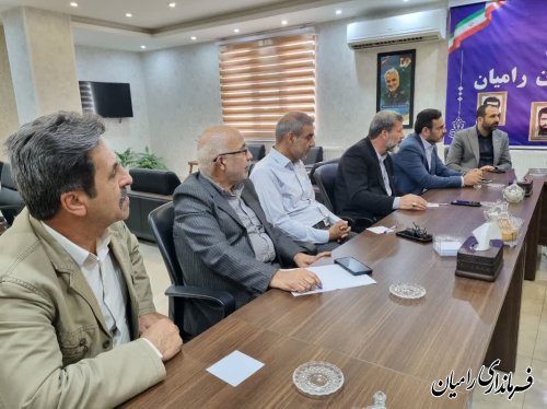 برگزاری جلسه مشترک هیاتهای اجرائی، نظارت و بازرسی انتخابات در شهرستان رامیان