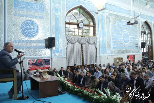 گزارش تصویری از یادواره شهیدان رجایی و باهنرو شهدای کارمند استان در گرگان