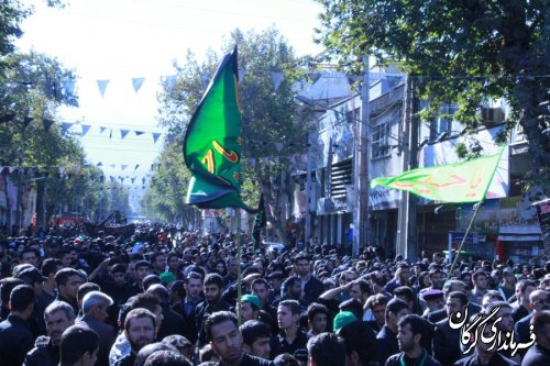 گزارش تصویری از مراسم روز تاسوعا در گرگان 