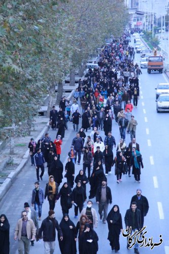 گزارش تصویری از همایش بزرگ پیاده روی همگانی در گرگان