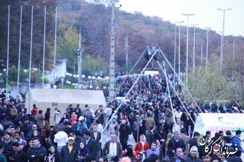 گزارش تصویری از همایش بزرگ پیاده روی همگانی در گرگان