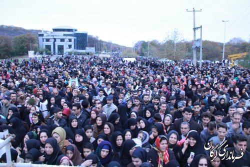 گزارش تصویری از همایش بزرگ پیاده روی همگانی در گرگان